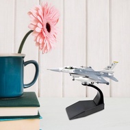 [svzfjuv] 1/100 F16C Airplane Model Stimulated Fighter Model for Bookshelf TV Cabinet