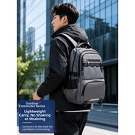 Business Laptop Backpack 29L Large Capacity Water‑Repellent Travel Backpack Ergonomic Honeycomb Spin