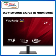 Viewsonic VA2708 MHD Computer Monitor (27 inch/ 2560 x 1440/ 250 cd/m2/ 1ms/ 100Hz) - Genuine Produc