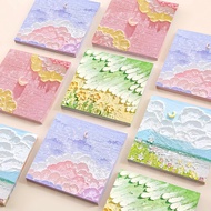 M11 Aesthetic Sticky Notes with Beautiful Natural Motif / Beauty nature Note / Scenery Sticky Notes 