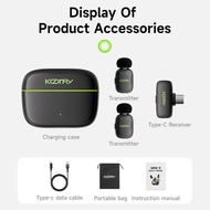 Koorfly KF-Mini Pro Bluetooth Lavalier Microphone Wireless AI Noise Cancellation AI Voice Changer  F