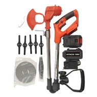 Máy Cắt Cỏ PIN Cầm Tay Động Cơ Không Chổi Than Máy Cắt Cỏ Mini Dùng PIN Hitachi 199V Cao Cấp Bảo Hàn