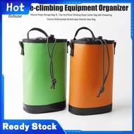 KDFH- 3 Convenient drawstring closure: The tree-climbing rock rope bag is equipped with drawstring o