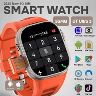 5G SIM Smart Watch DT Ultra 3 GPS WIFI Video Call SOS AMOLED Google Smartwatch Camera Monitor Tracke