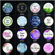 STICKER GOODIES MAJLIS KAHWIN