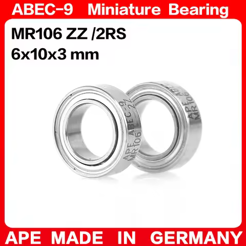 10-50pcs APE ABEC-9 Bearing MR106 MR106ZZ 6x10x3 mm L-1060 MR106-2RS L-1060ZZ Z -2Z 2RS Miniature Pr