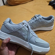 bape sta sneakers full grey bekas size us 8