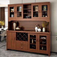 現代簡約餐邊櫃廚房置物架櫃酒櫃一體靠牆茶水櫃邊櫃180CM(加高款）