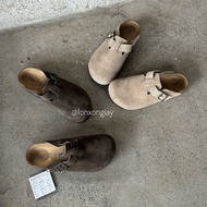 BIKENSTOCK BOSTON SUEDE SHOES