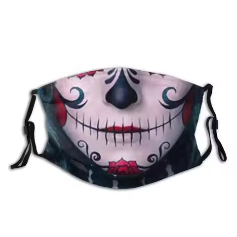Dustproof Mouth Mask Print Mouth Mask Face Reusable Fabric Pink Mask MS002