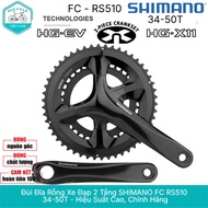 SHIMANO FC RS510 34-50T Bicycle Hollow Disc Crank – Genuine