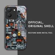 สำหรับ Vivo Y78M&Vivo Y36 5G&Vivo Y27 5G&Vivo Y77T เคสศัพท์ป้องกันการตกแบบบล็อกก่อสร้าง บุคลิกภาพทัน