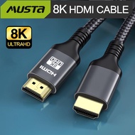 Cáp HDMI 8K chứng nhận 8K HDMI 2.1 cáp 8K/60Hz 4K/120Hz 2K/144Hz 48gbps cực cao Dây cáp tốc độ 3D si