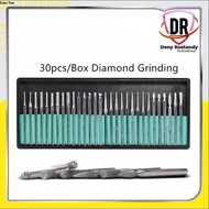 30 Mata Grafir Diamond Engraving Alat Ukir Mengukir Batu Mata Bor