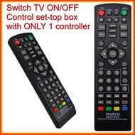 Learning Remote Controller for V7 ULTRA or K2 DVB-T2 Digital TV Set-top Box and TV