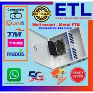 FTB FDB Fiber Optic Wall Mounted Metal 24C/48C/96C Termination Box/ Distribution Enclosure / LIU Box