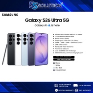 Samsung Galaxy S26 Ultra 5G I 12GB/16GB RAM + 512GB/1TB ROM l 6.9" QHD+ Dynamic AMOLED 2X Display I 