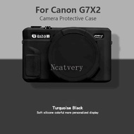 Soft Silicone Rubber Camera Protective Case Cover Bag Shell for Canon G7X2 G7X Mark II Cover Shell G