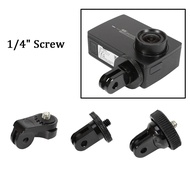 Tripod Screw Mount Adapter 1/4" Monopod Accessory for Sony Action Camera For Xiaomi Yi Mijia 4K For GoPro Insta360 Selfie stick