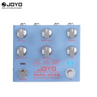 JOYO R31 PARAVERB Reverb Guitar Effect Pedal 9 Types Stereo Input/Output Endless Reverb Tail Studiog
