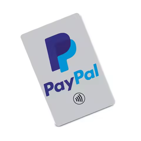 PayPal NFC Cards Printing NFC Chip Google Reviews Card Pop Up Link Quick Access to PayPal Payment Pa