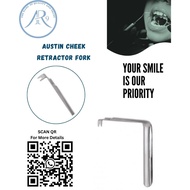 Dental Austin Cheek Retractor Dental Austin Fork Stainless Steel Oral Dental Surgery Retractor