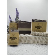 Sabun-Handmade Lavender & Gromwell Soap/Sabun Lavender Asli/Cold-prosessed soap/Natural Plant-Based 