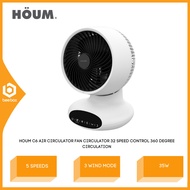 Houm Air Circulator Fan Circulator 32 Speed Control 360 Degree Circulation  C6 / C8 / C8DC Kipas Mej