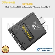7ryms SR-TR USB 3.5mm to USB Type-C Adapter External Soundcard