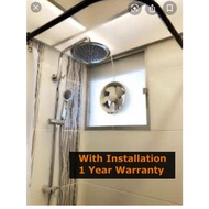 KDK 20WUD round with pull string | bathroom toilet Ventilation Exhaust Fan Install Installation SG s