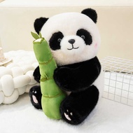 Cute Panda Flower Bamboo Panda Plush Toy Doll Chengdu Ragdoll Tourist Souvenir Children's Gift