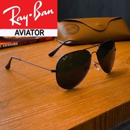 Rayban 3026 Aviator Black Crystal Lenses Original Sunglasses