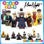 Moon Night Puzzle Toy - Ms Marvel - Aquaman - Star Lord - Ant Man - Hulk - Sabre Tooth Minifigures Xinh X0117