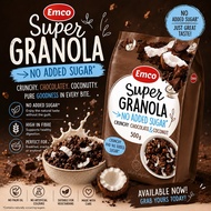 EMCO Super Granola Crunchy Chocolate & Coconut 500g | No Added Sugar