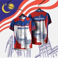 2024 NFL Merdeka 67 Short Sleeves Sprot Jersey Baju Merdeka Budak Lelaki Baju T Shirt Merdeka Summer