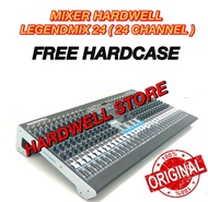 Mixer Audio Hardwell 24 Channel LEGENDMIX 24 Original Free Hardcase