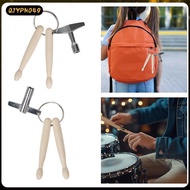 [qjypno49] Mini Drumstick Keychain Compact Percussion Maintenance Tool for Music Lovers