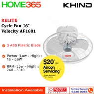 Khind Relite Cycle Fan 16" Velocity AF1601