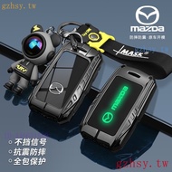 Bhzr Mazda Key Case 24 MX-5 CX-30 CX-60 CX-5 3 5D CX-9 Mazda6 Key Ring Key Case