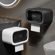 Toilet Toilet Toilet Paper Box Wall-Mounted Toilet Place Face Towel Roll Paper Paper Shelf II54