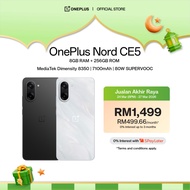 OnePlus Nord CE5 Smartphone | 8GB+ 256GB | MediaTek Dimensity 8350 | 7100mAh | 80W SUPERVOOC