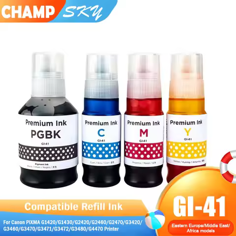 SKY Quality Premium Ink For GI41 GI-41 For Canon Pixma G1420 G2420 G2460 G3420 G3460 Printer