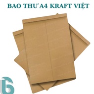 [A4 ENVELOPE] VIETNAMESE KRAFT ENVELOPE WITH HORIZONTAL LID 25x35 CM (A4) - BAOBOONLINE