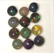 โอปอล 4.33cts 4.7 - 5.3mm 12 ชิ้น ทรงกลม หินธรรมชาติ 100% Opal 4.33cts 4.7 - 5.3mm 12 pcs round shap