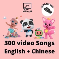 USB ABC Song Toddler Preschool Age Children Children's MP4 Video Songs for Kids Learn Chinese Mandar