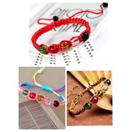 Lucky bead Bracelet 5 Color Elements Imported Lucky bead Bracelet Feng Shui Woven BraceletTALI