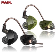 FAAEAL LD2 1DD In Ear Earbuds Dual Magnetic Dynamic Drive Wired Earphone Noise Reduction HIFI Music 