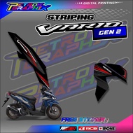 STRIPING MOTORCYCLE VARIATIONS VARIO 125 GEN 2 / STICKER LIST HONDA VARIO 125 GEN 2