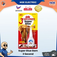HARDWARE| 3 Second OK Super Glue / 3 Second Glue / Gam 3 saat / Gam 3 second