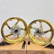 MFZ Racing Aluminum Forged Rims Set For Honda Forza 250 300 350 ADV 350 ADV350 Sport Rim Gold 4.0/3.